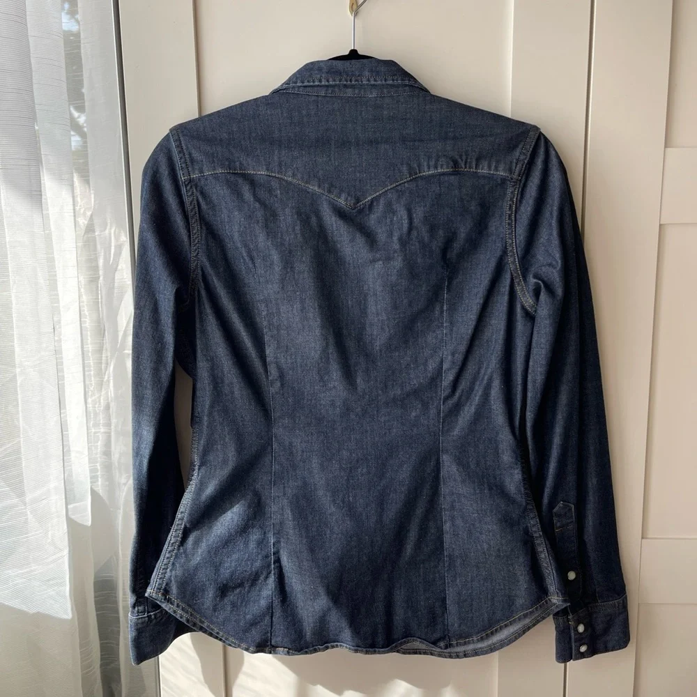 Levi’s Red Tab Womens Denim Shirt sz S - Picture 5 of 7